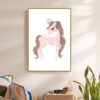 horse princess crown poster