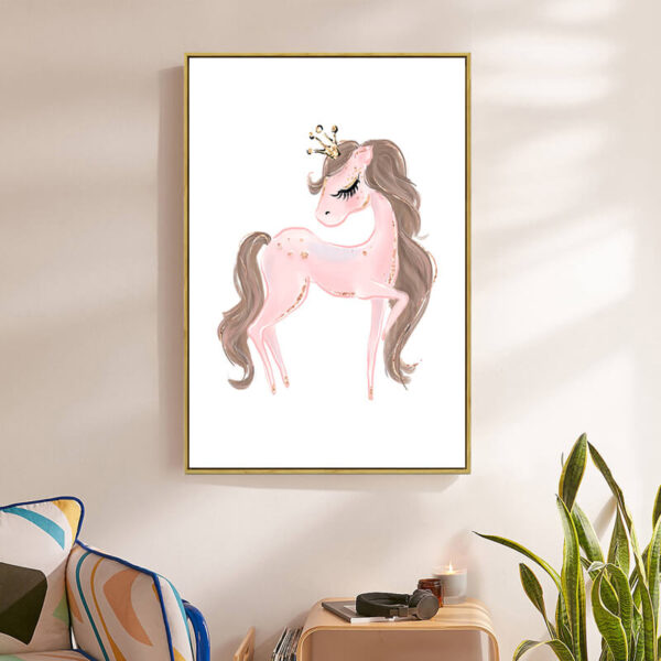 horse princess crown poster