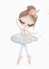 Ballet Princess Nursery Poster